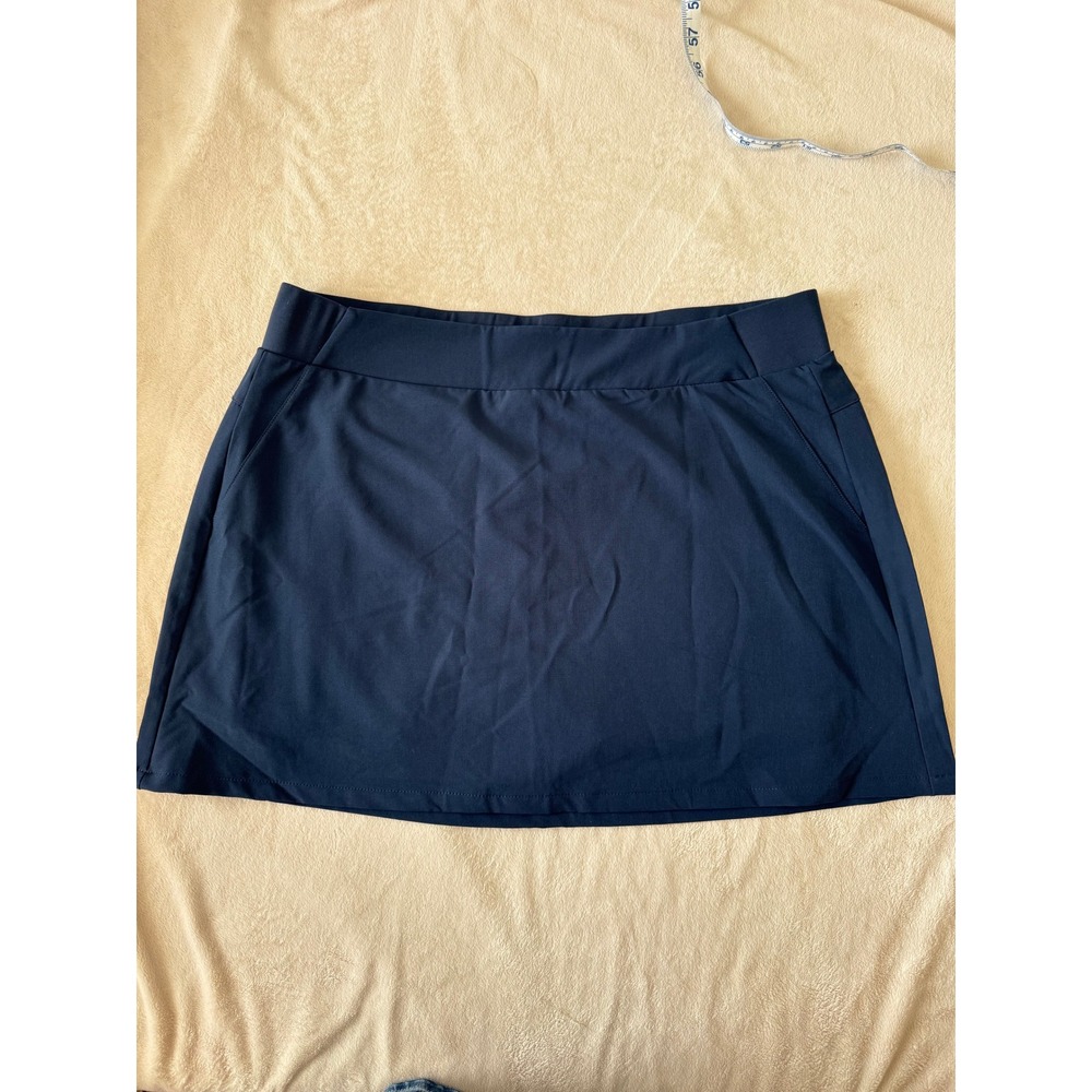 YOGALICIOUS Citylite Hailey Skort With Back Pockets Navy Blue XL